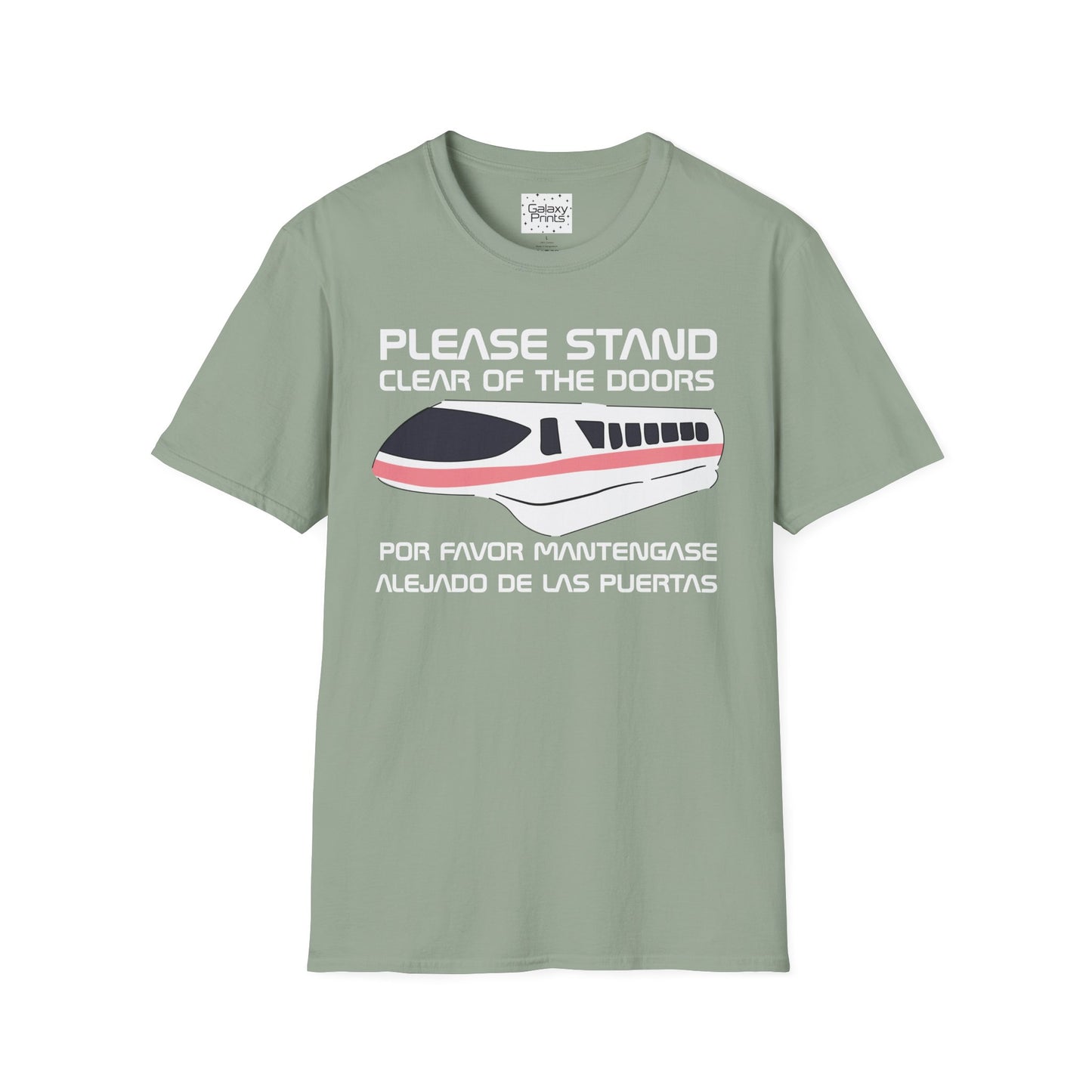 DISNEY inspired Unisex T-Shirt - Monorail Please Stand Clear Of The Doors