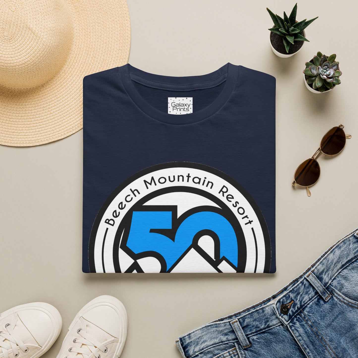 50 yr Resort Anniversary T-Shirt — Beech Mountain Resort 50 "Years on Top"