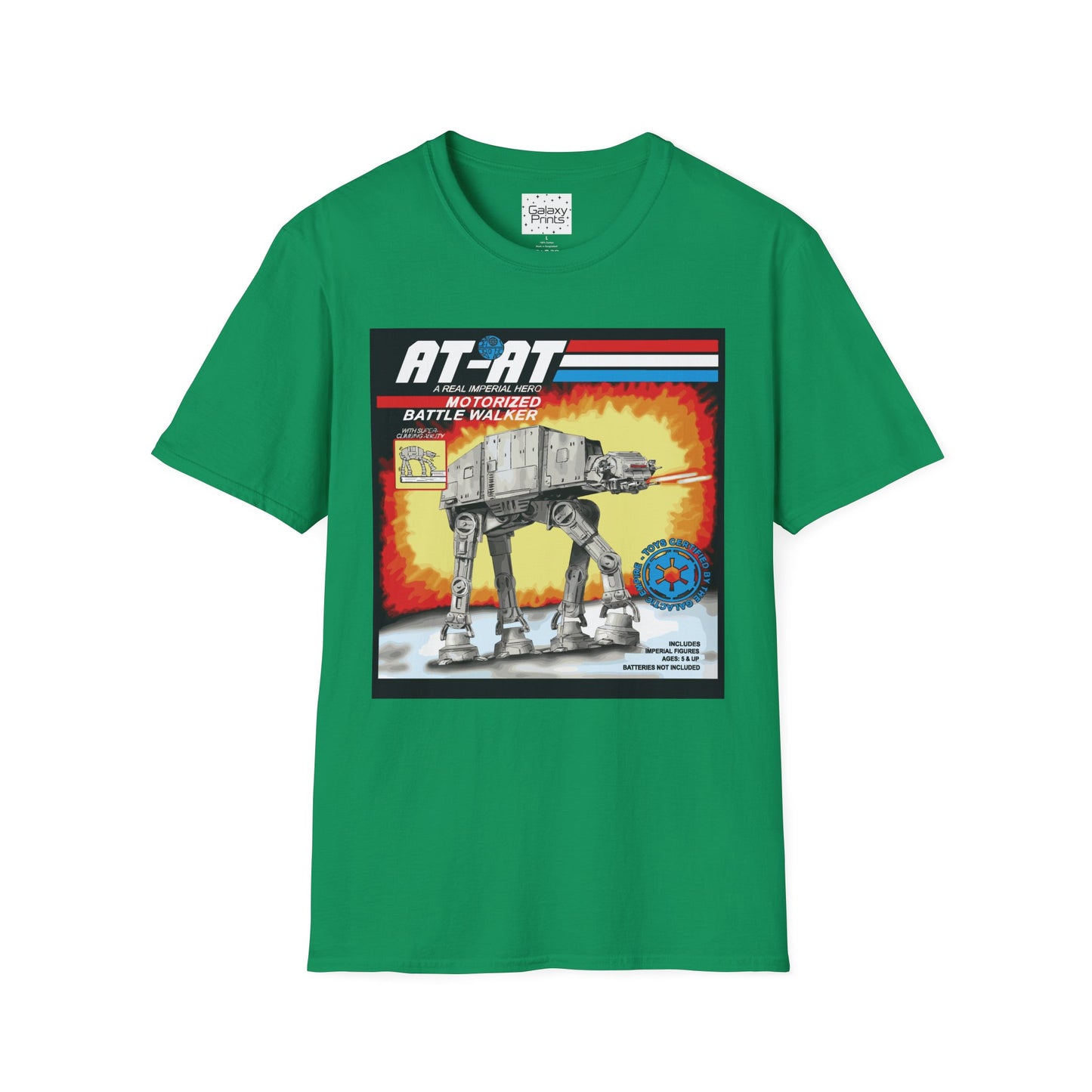 Star Wars AT-AT Walker Toy Box Retro Graphic Unisex Softstyle T-Shirt