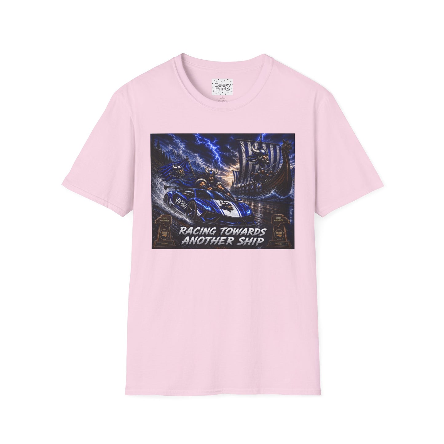 Copy of Unisex T-Shirt - Hoggard Vikings Inspired - Hoggard helmet and 'Domination is a State of Mind' - over our rivals