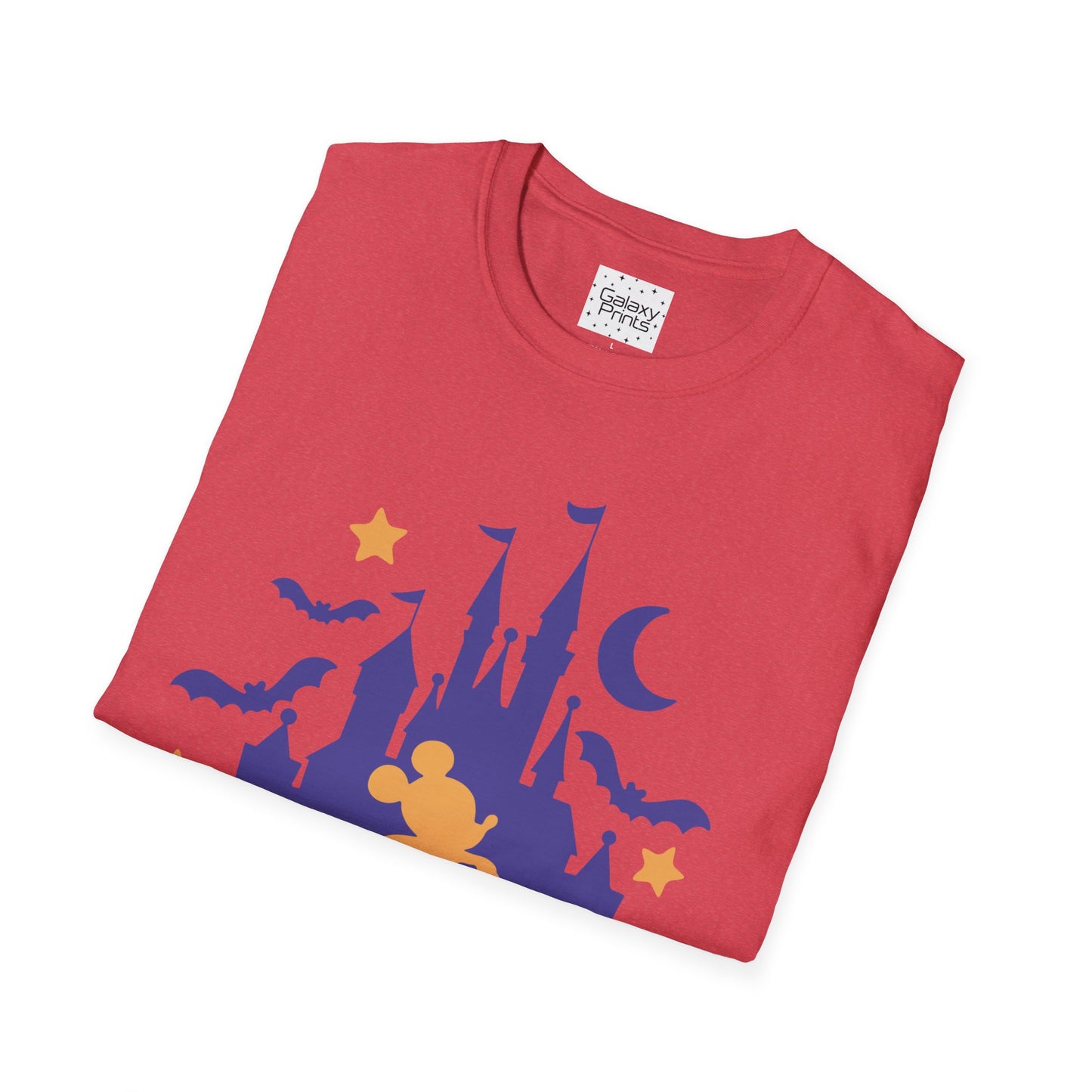 Unisex T-Shirt - DISNEY Inspired - 'Mickey gone trick or treating at the Castle in WDW'