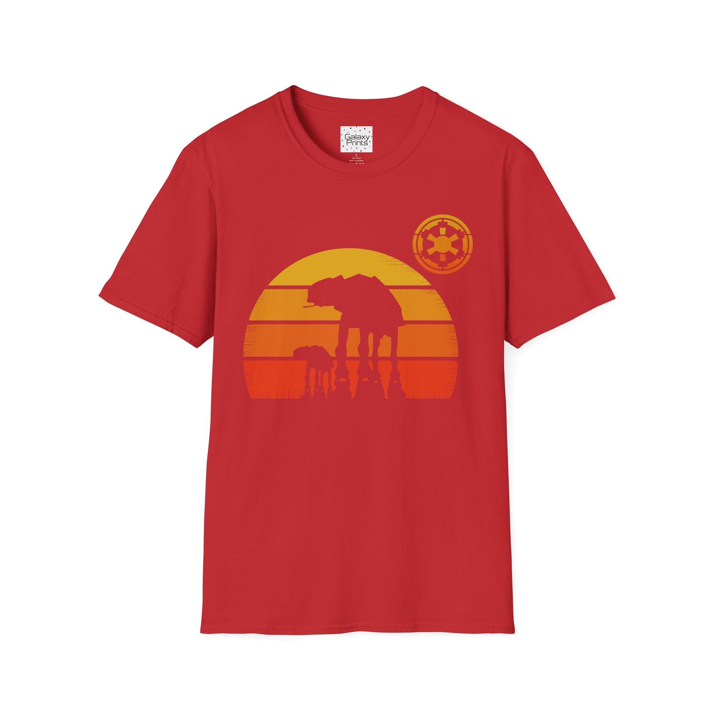 Star Wars Inspired Unisex T-Shirt - 'AT-AT Walker Sunset' Graphic Tee