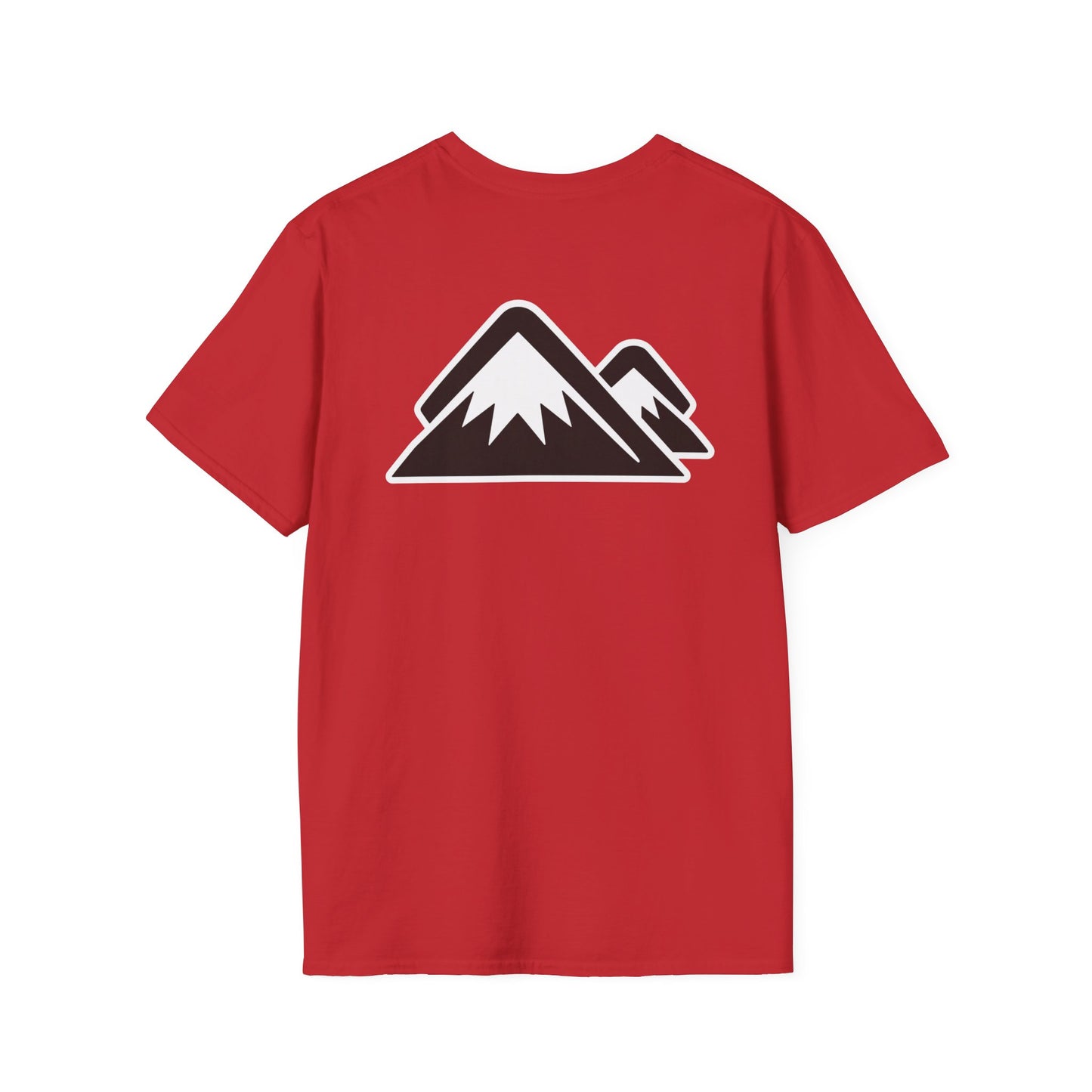 Ski Patrol Beech Mountain Retro T-Shirt — Beech Mountain Ski Patrol with Mountains on the back- logo Tee