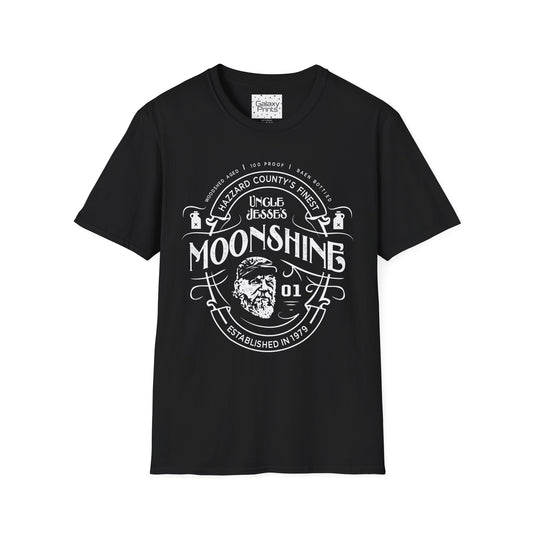 Unisex T-Shirt - POP Culture - 'From the Hit TV Show The Duke's of Hazzard - Uncle Jesse's Moonshine 1979'