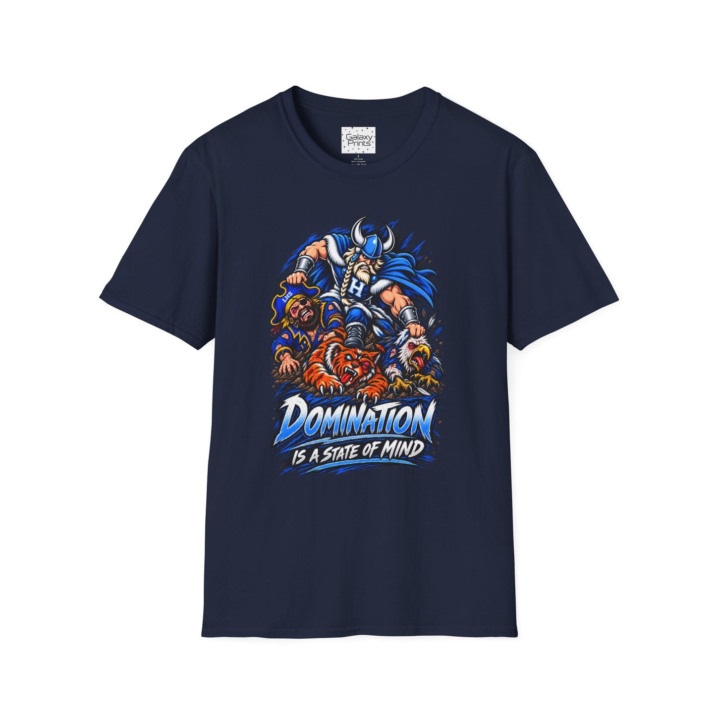 Unisex T-Shirt - Hoggard Vikings Inspired - 'Domination is a State of Mind' - over our rivals