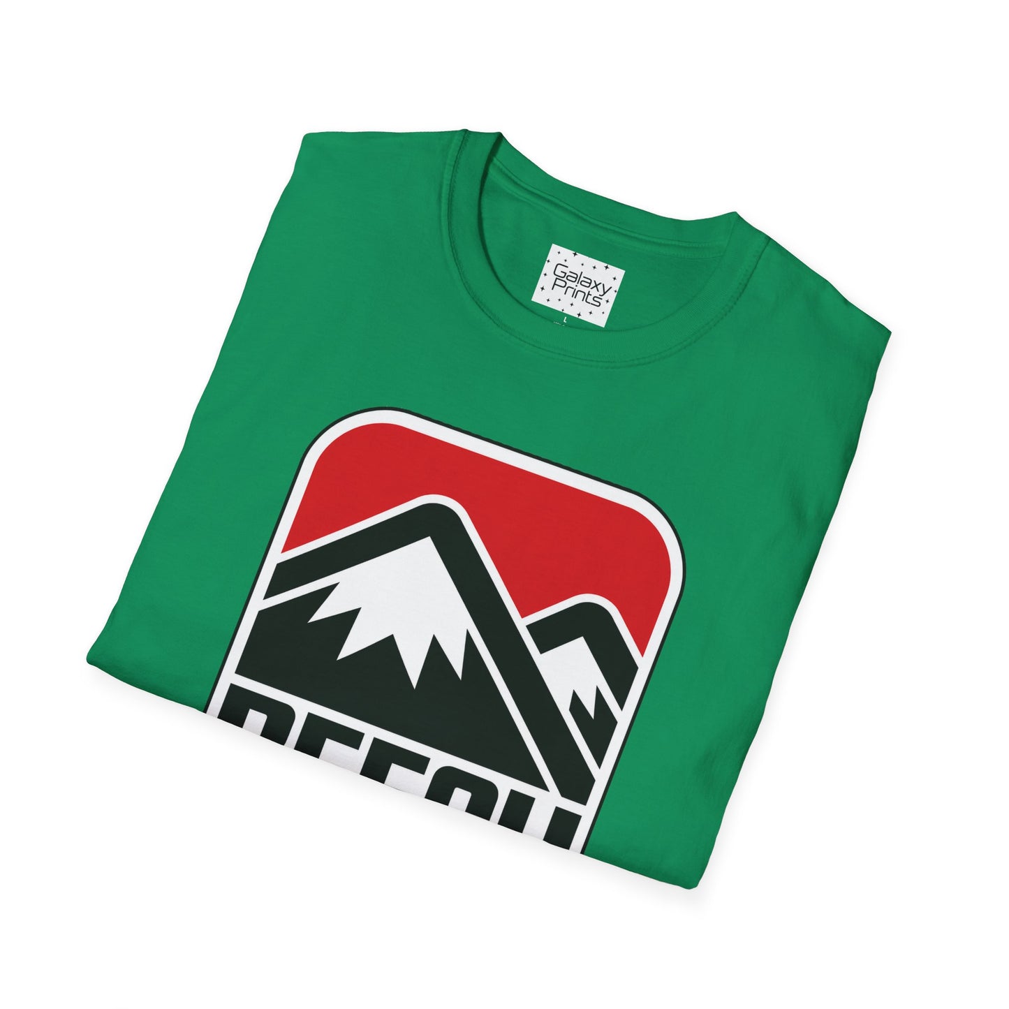 Ski Patrol Beech Mountain Retro T-Shirt — Beech Mountain Ski Patrol with Mountains on the back- logo Tee