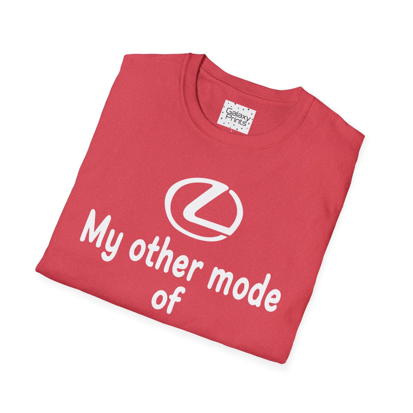 Unisex T-Shirt - DISNEY Inspired - 'Monorail - My other mode of Transportation - Lexus'