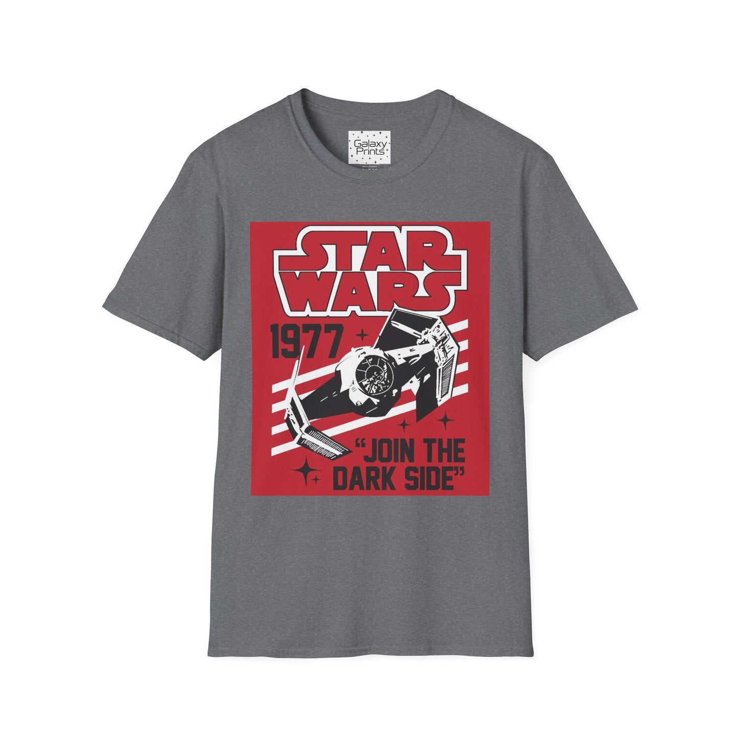 Inspired by Star Wars Unisex Softstyle T-Shirt - "Join the Dark Side" Retro Graphic Tee