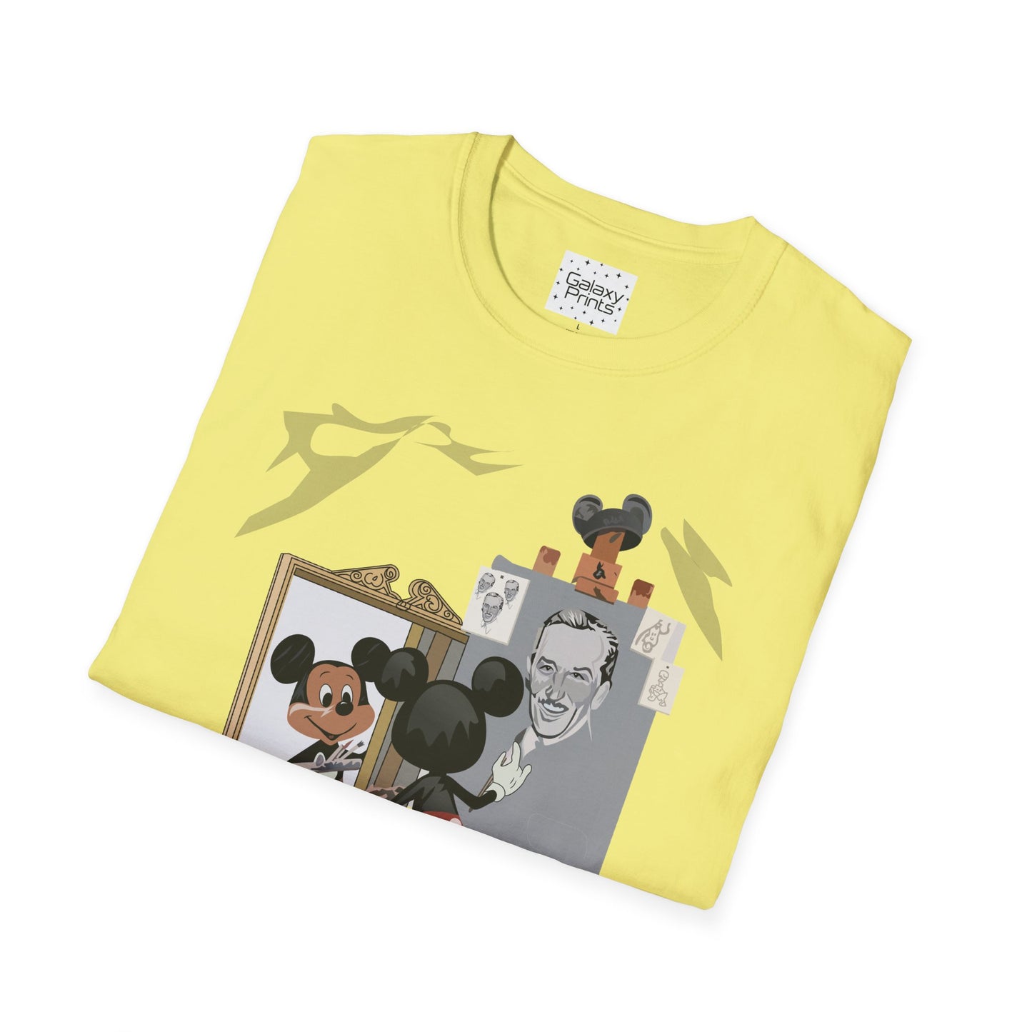 Unisex T-Shirt - DISNEY Inspired - 'Mickey Painting Walt'