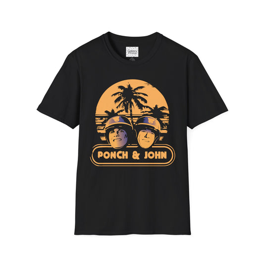 Unisex T-Shirt - POP Culture - 'PONCH & JOHN from CHiPS'