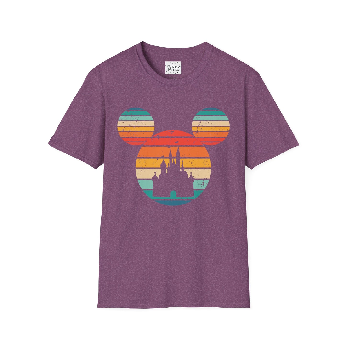 Unisex T-Shirt - DISNEY Inspired - 'Mickey Ears with Pastel Colors Distressed'