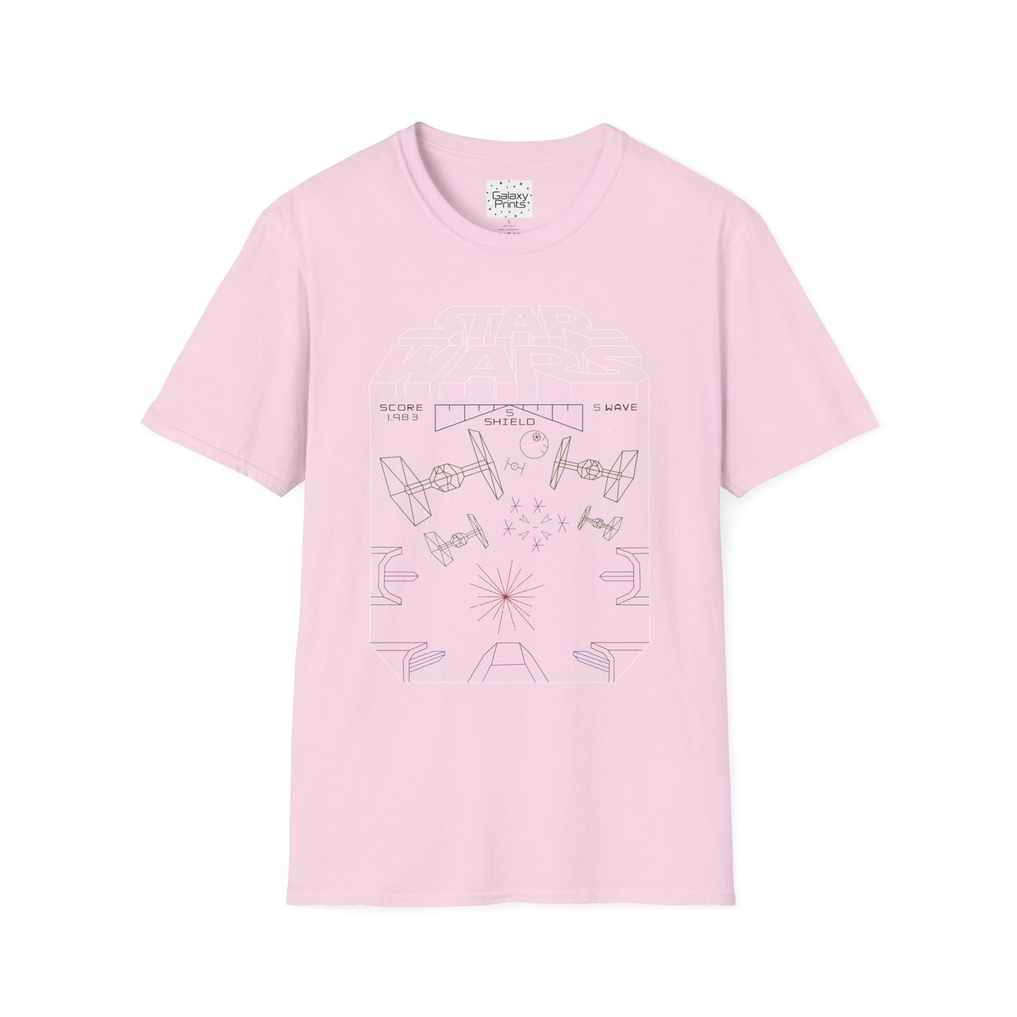 Star Wars Inspired Unisex T-Shirt - 'STAR WARS 1983 Arcade Video Game Screen Rendering' Graphic Tee