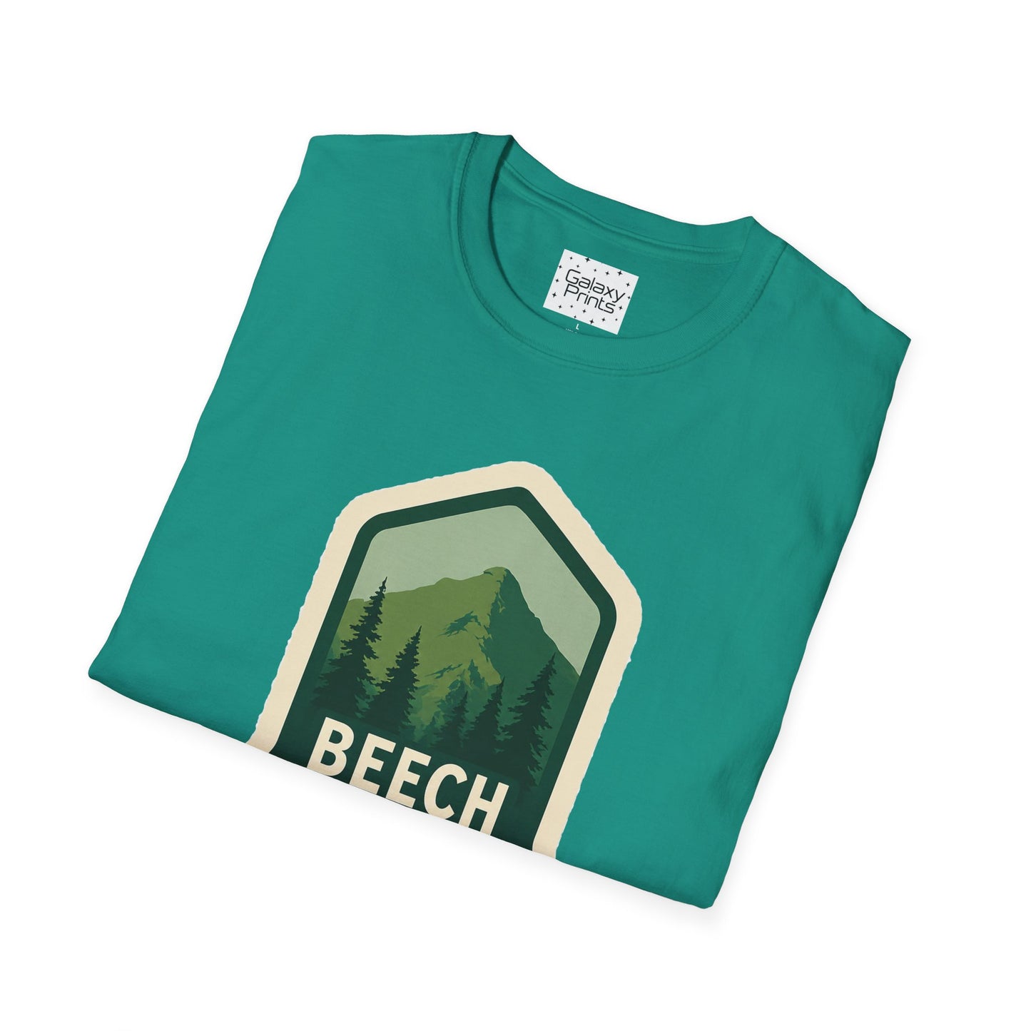 Beech Mountain NC Vintage Hiking T-Shirt — Retro Mountain Badge Graphic Tee