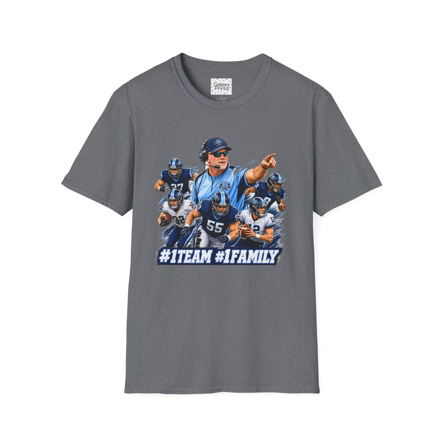 Hoggard Vikings Inspired - 1TEAM 1FAM -2  - Viking Helmet - Unisex T-Shirt 2