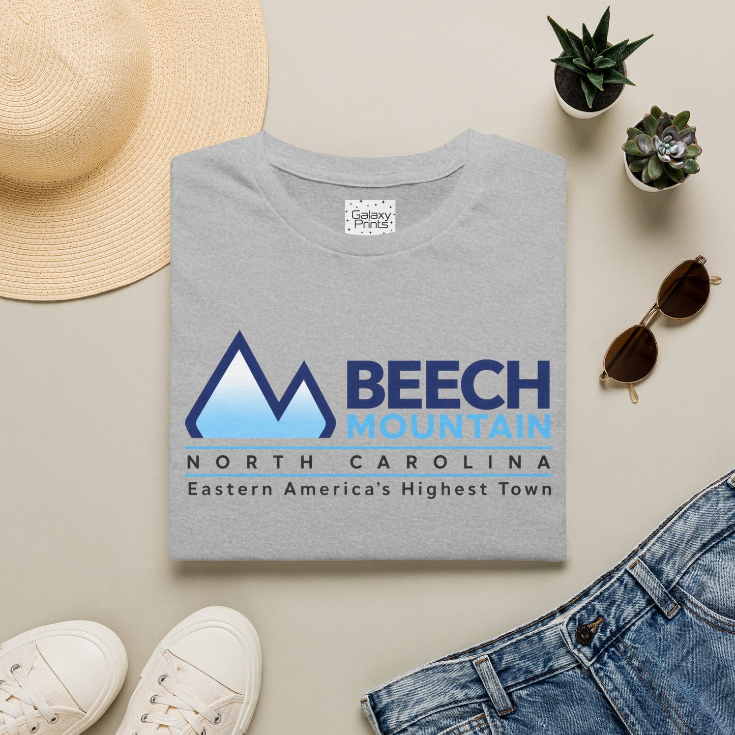 Beech Mountain NC T-Shirt — "Eastern America's Highest Town" Souvenir