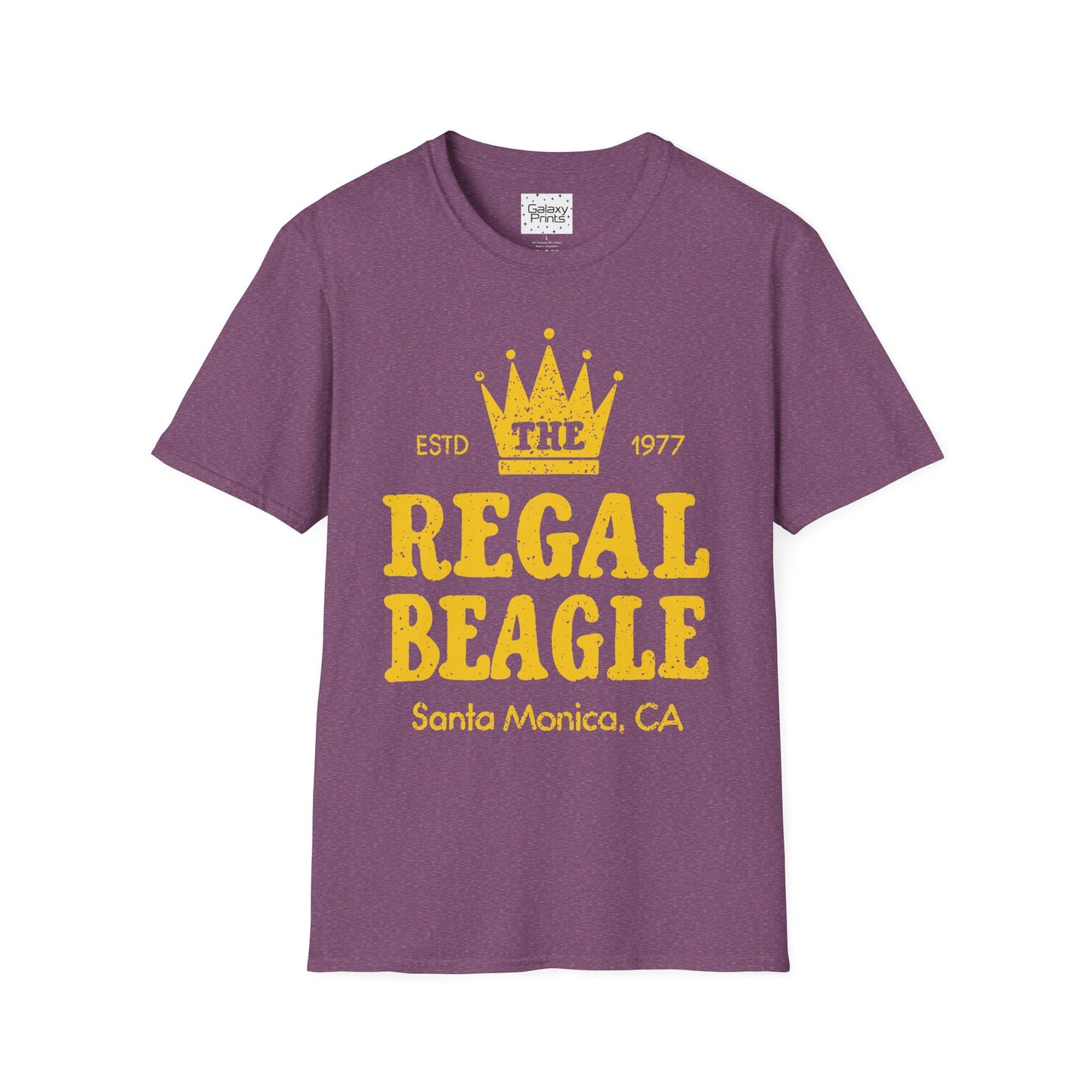 Unisex T-Shirt - POP Culture - 'The Regal Beagle Bar - From the Hit 1977 Sitcom Three's Company - Jack Janet Chrissy'