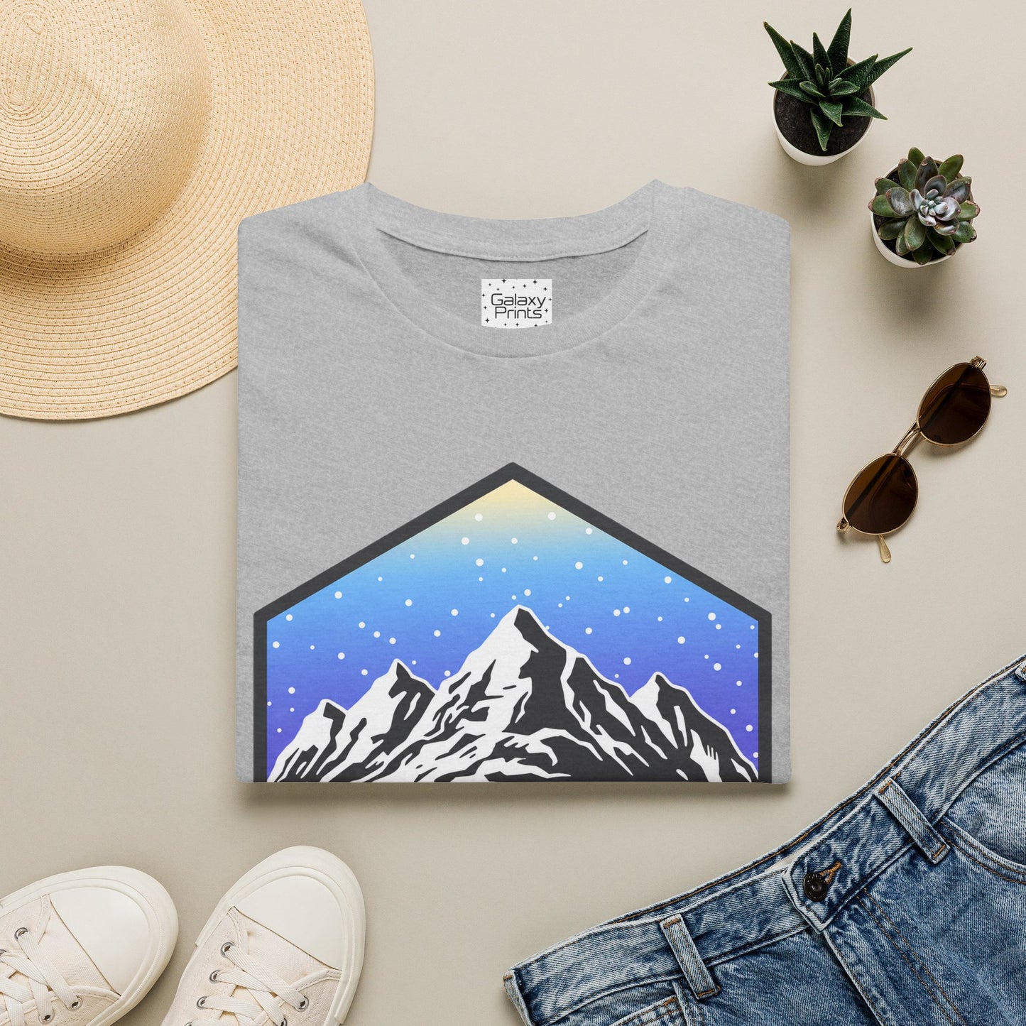 Mountain Blue Diamond T‑Shirt — Beech Mountain North Carolina Graphic Tee