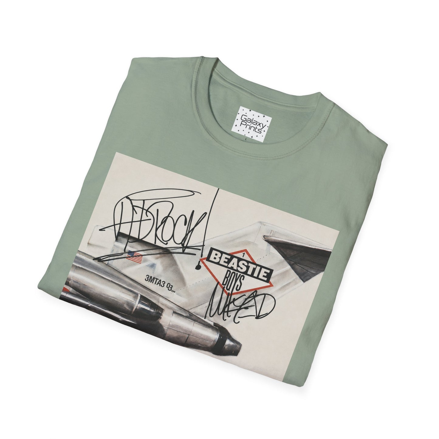 B-Boys "Licensed to Ill" Autographed Band T-Shirt - Graffiti