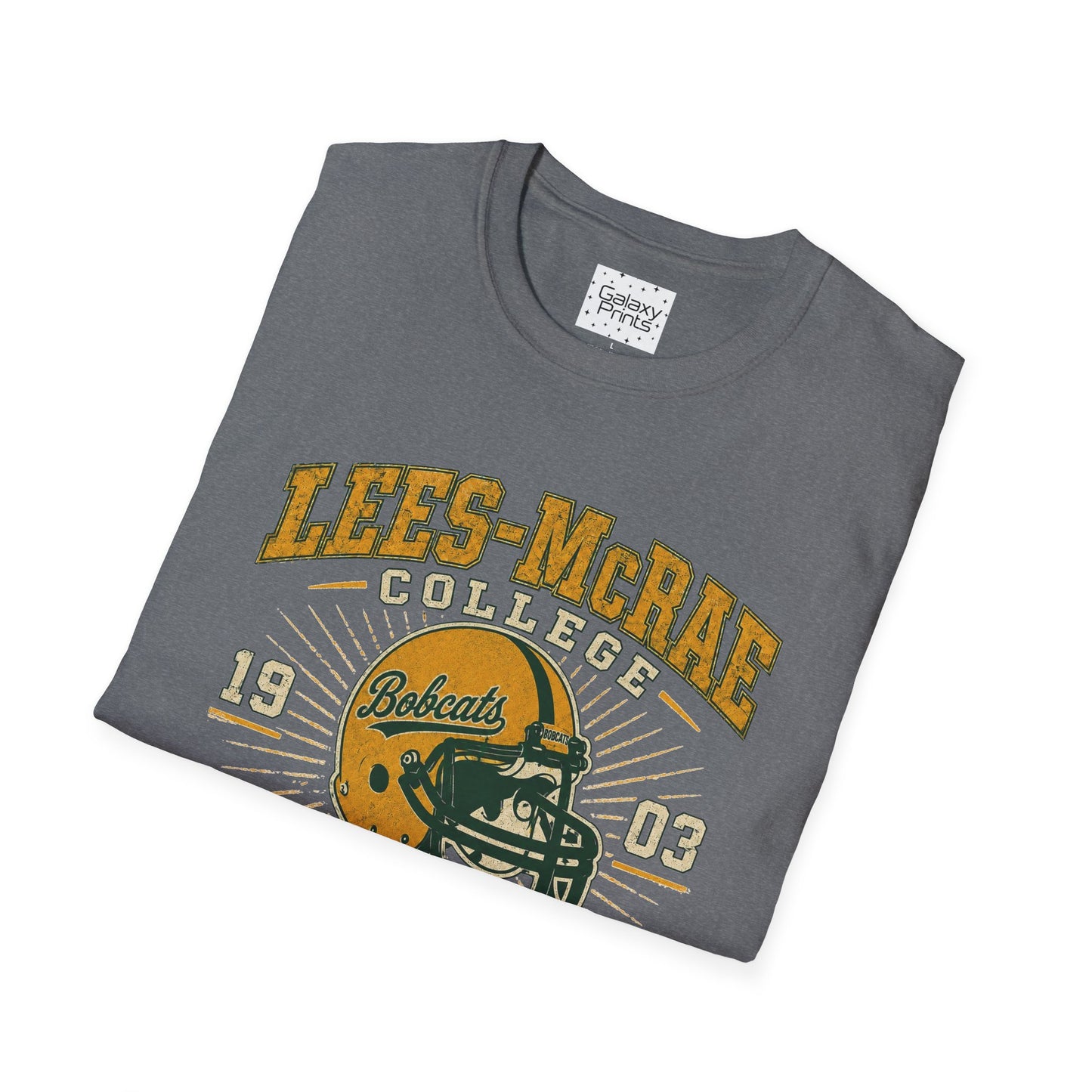 Lees-McRae College Bobcats Vintage Football T-Shirt — Forever Undefeated - The Black Hole