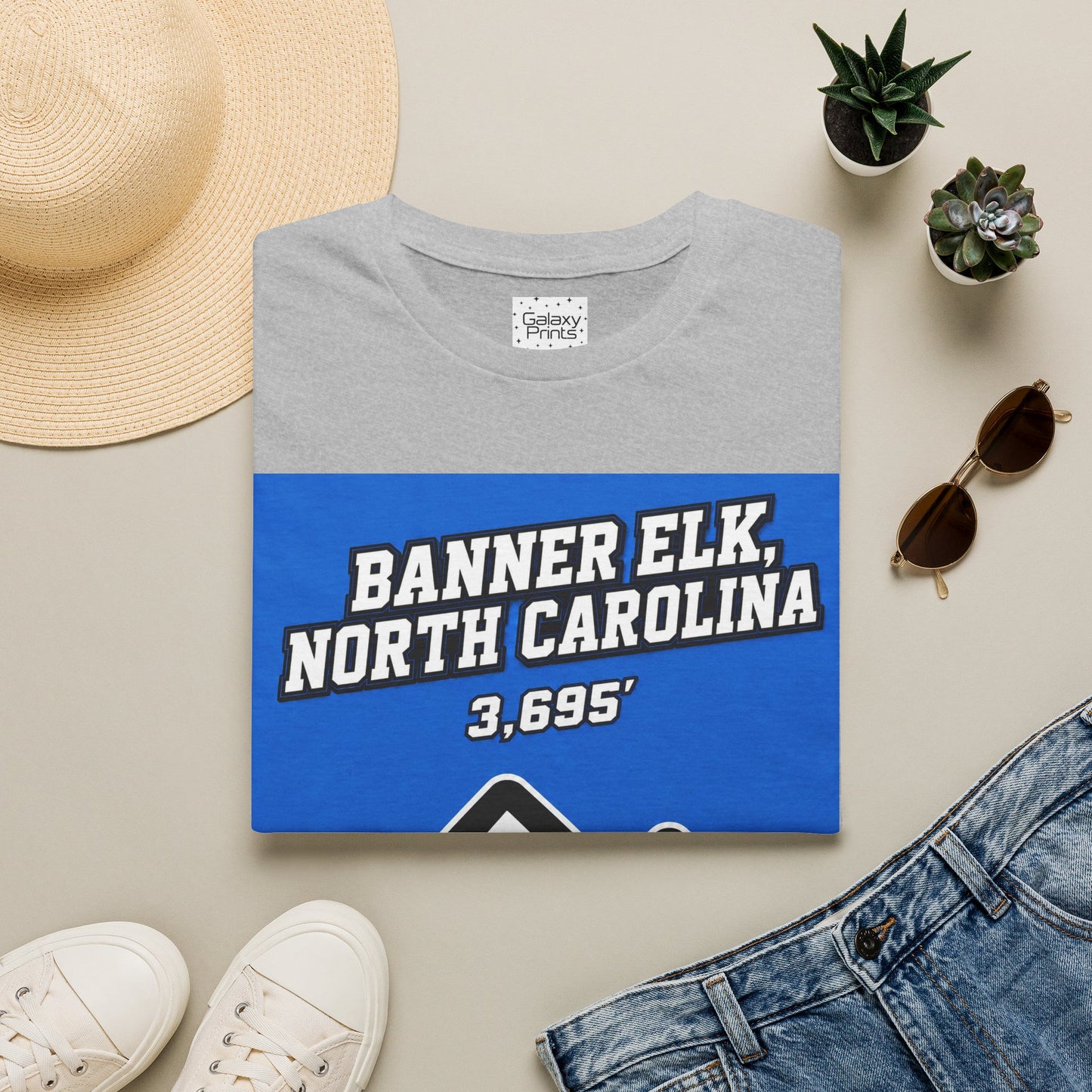 Banner Elk, NC - The whole town is High T-Shirt — 3,695' Mountain Souvenir Tee
