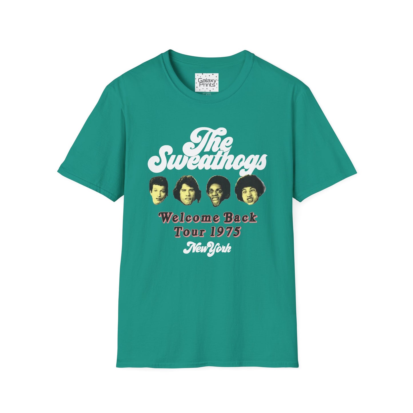 Unisex T-Shirt - POP Culture - 'The Sweathogs - From the Hit TV Sitcom Welcome Back Kotter' Arnold Horshack, Juan Epstein, Frieddie "Boom Boom" Washington, Vinnie Barbarino