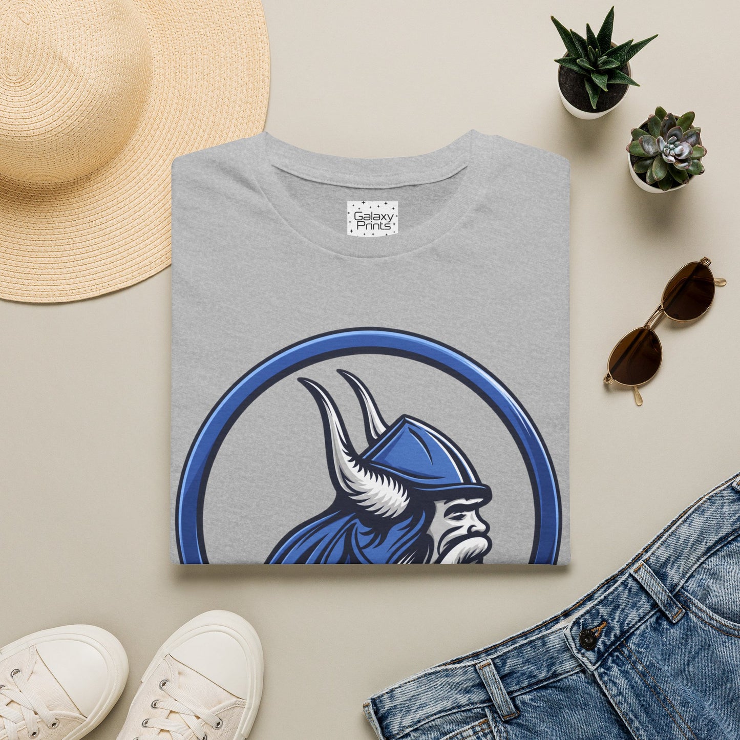 Unisex T-Shirt - Hoggard Vikings Inspired - Hoggard Viking in Power Circle