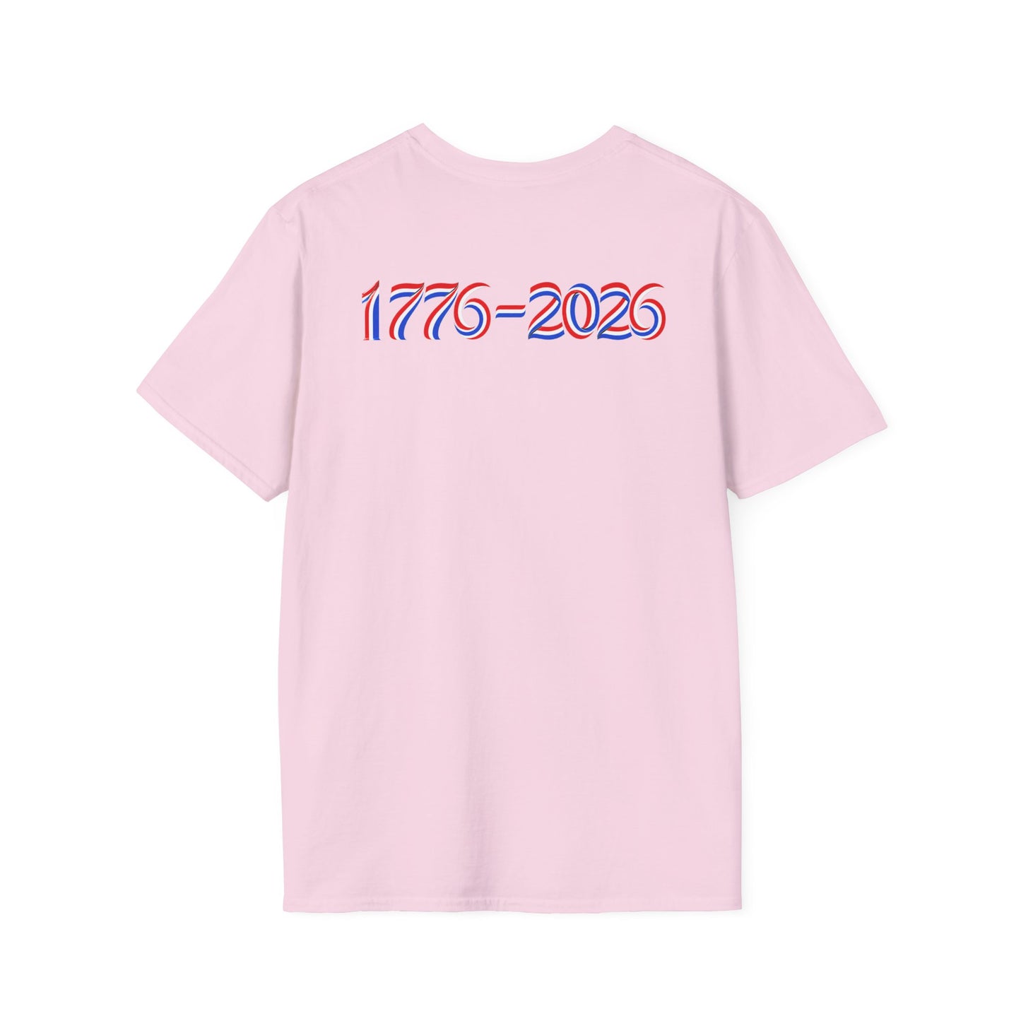 America 250 Celebration T-Shirt — Patriotic Red White Blue Anniversary Tee with 1776 - 2026 on back - Current Culture