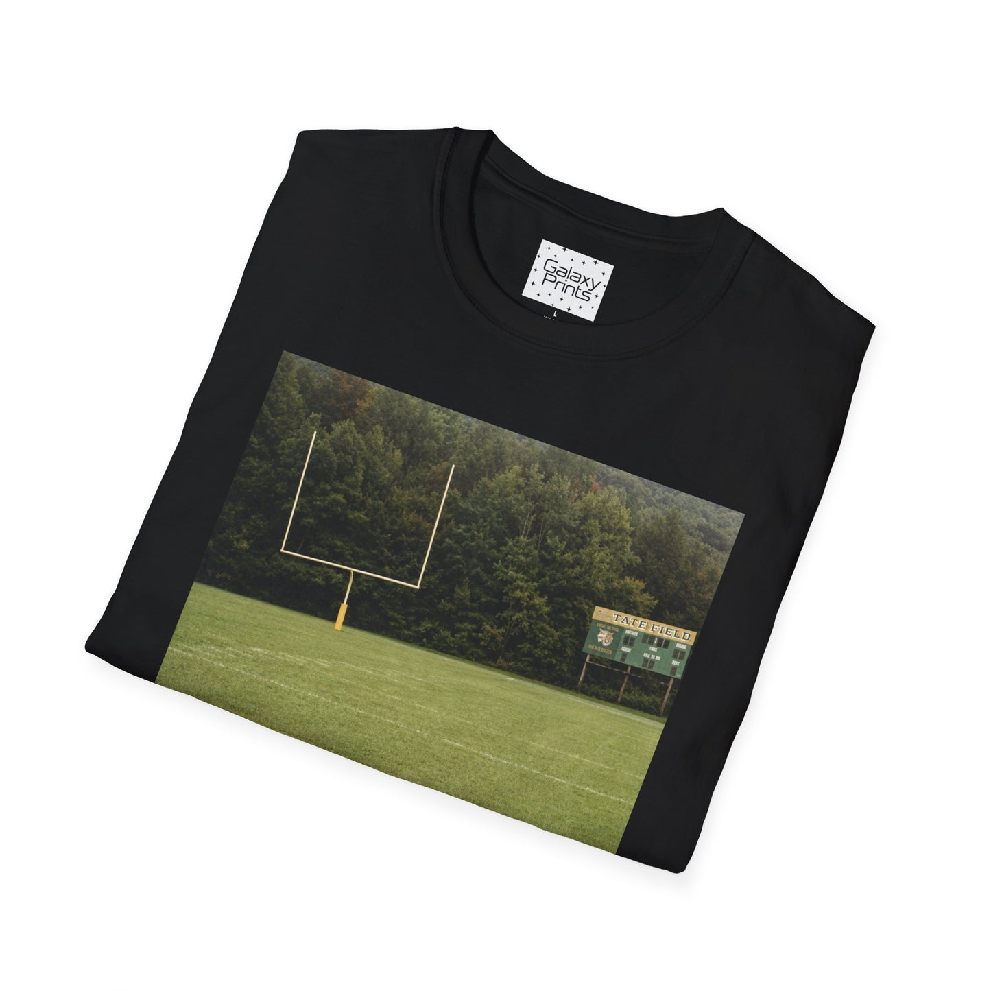 Tate Football Field Photo T-Shirt — Vintage LMC Football Graphic Tee