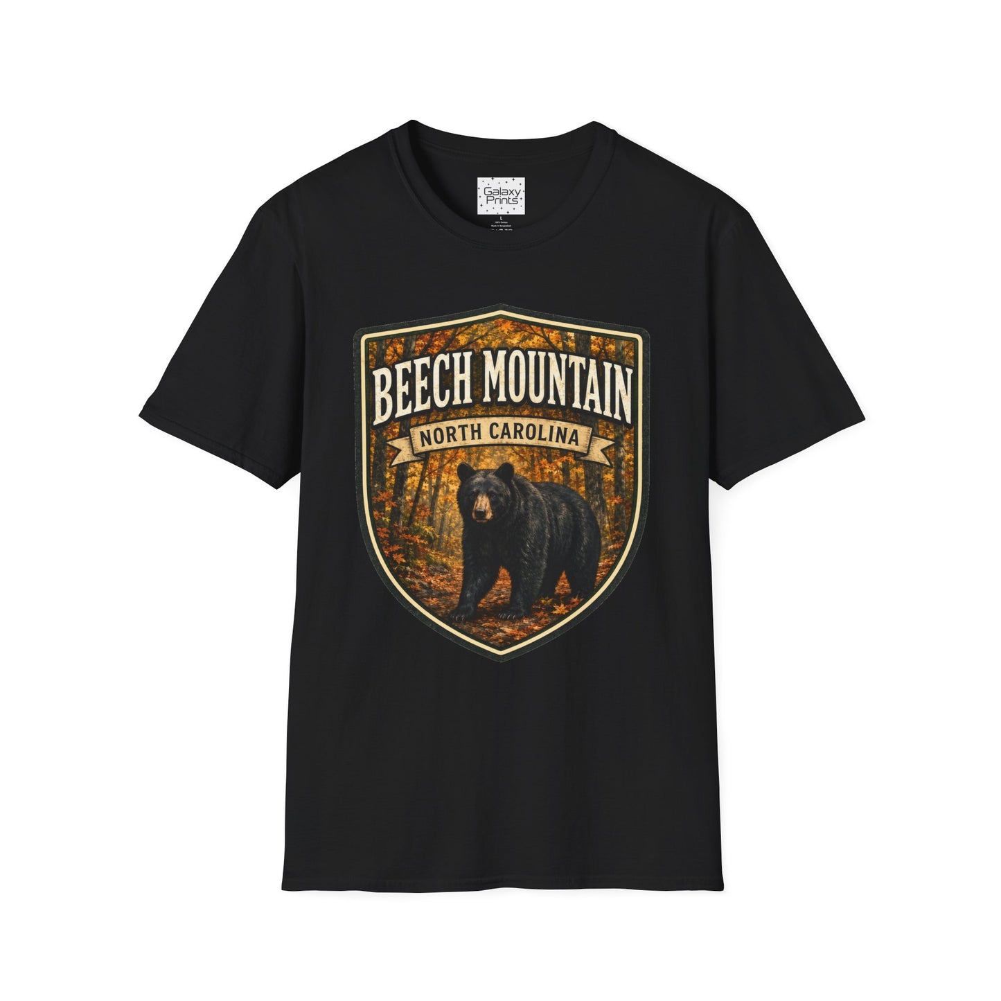 Beech Mountain North Carolina T-Shirt — Rustic Bear Mountain Graphic Tee