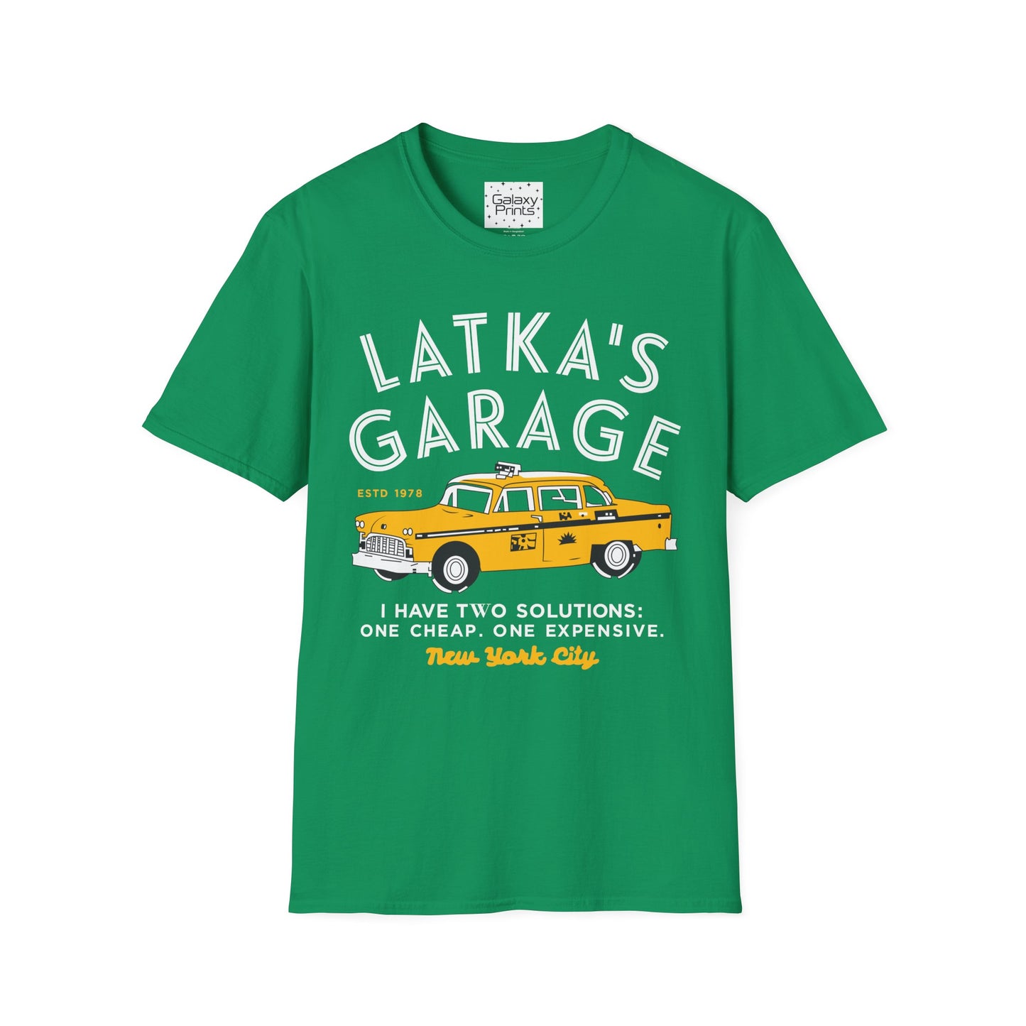Unisex T-Shirt - POP Culture - 'From the Hit TV Show TAXI - Latka's Garage NY City'