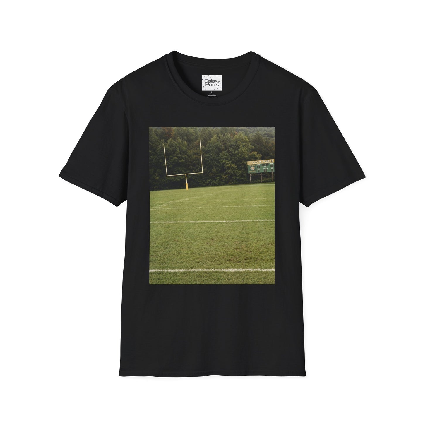Tate Football Field Photo T-Shirt — Vintage LMC Football Graphic Tee