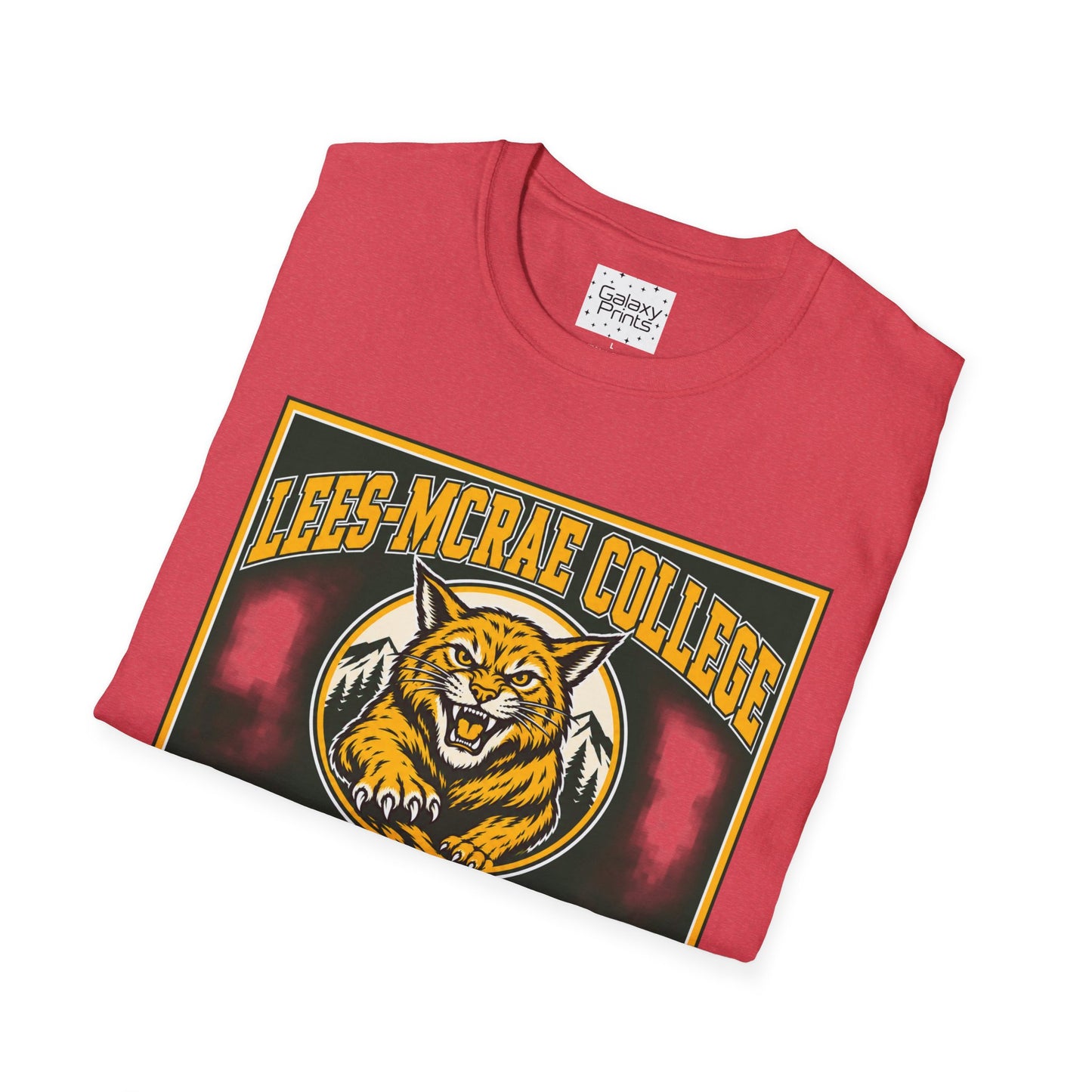 Lees-McRae College Bobcats Vintage Football T-Shirt — Retro Wily Bobcat