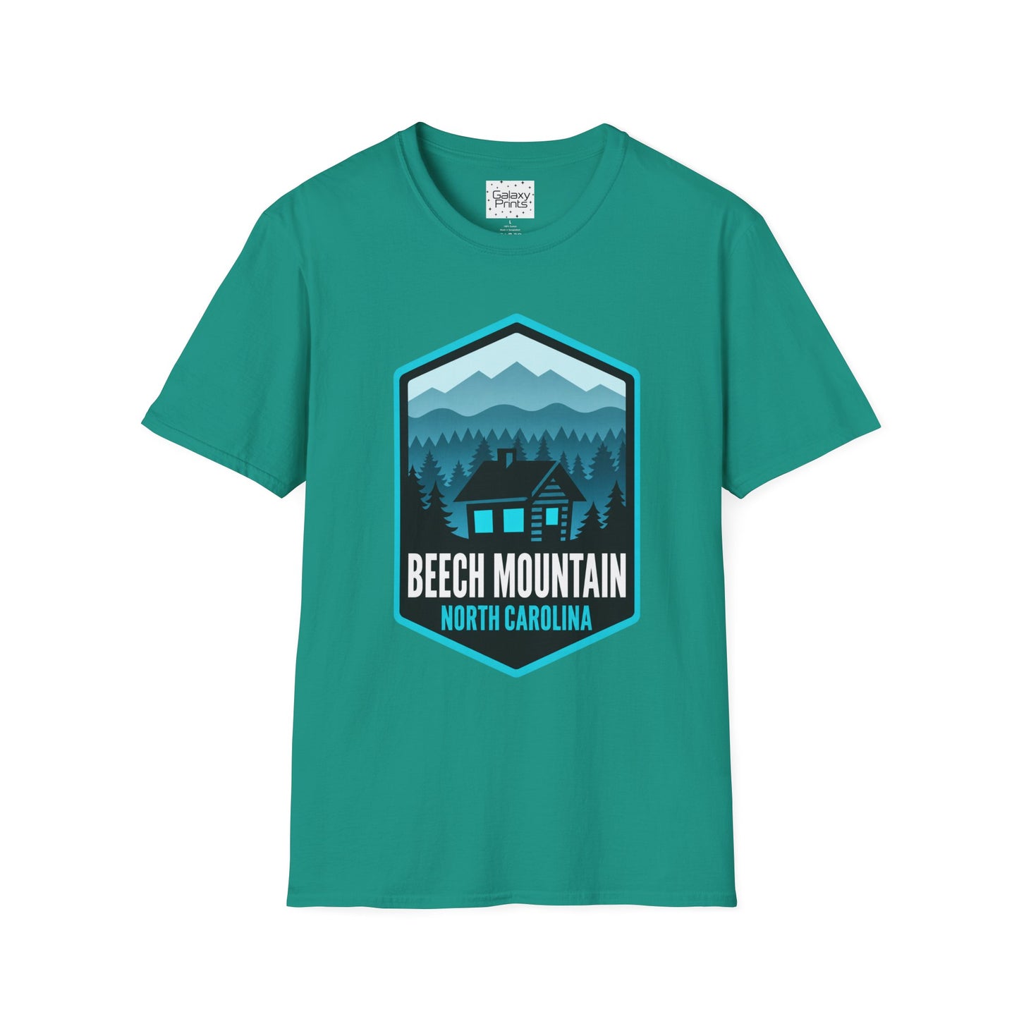 Beech Mountain North Carolina Cabin Tee — Mountain Cabin Graphic T-Shirt