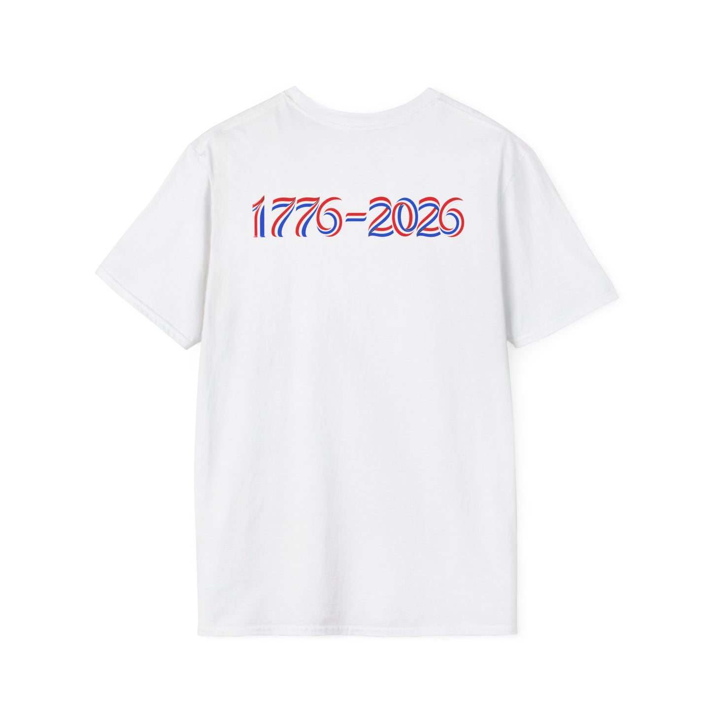 America 250 Celebration T-Shirt — Patriotic Red White Blue Anniversary Tee with 1776 - 2026 on back - Current Culture