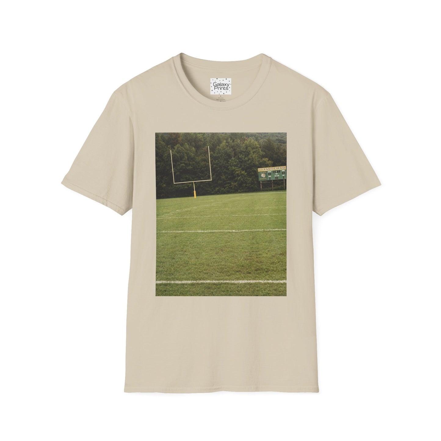 Tate Football Field Photo T-Shirt — Vintage LMC Football Graphic Tee