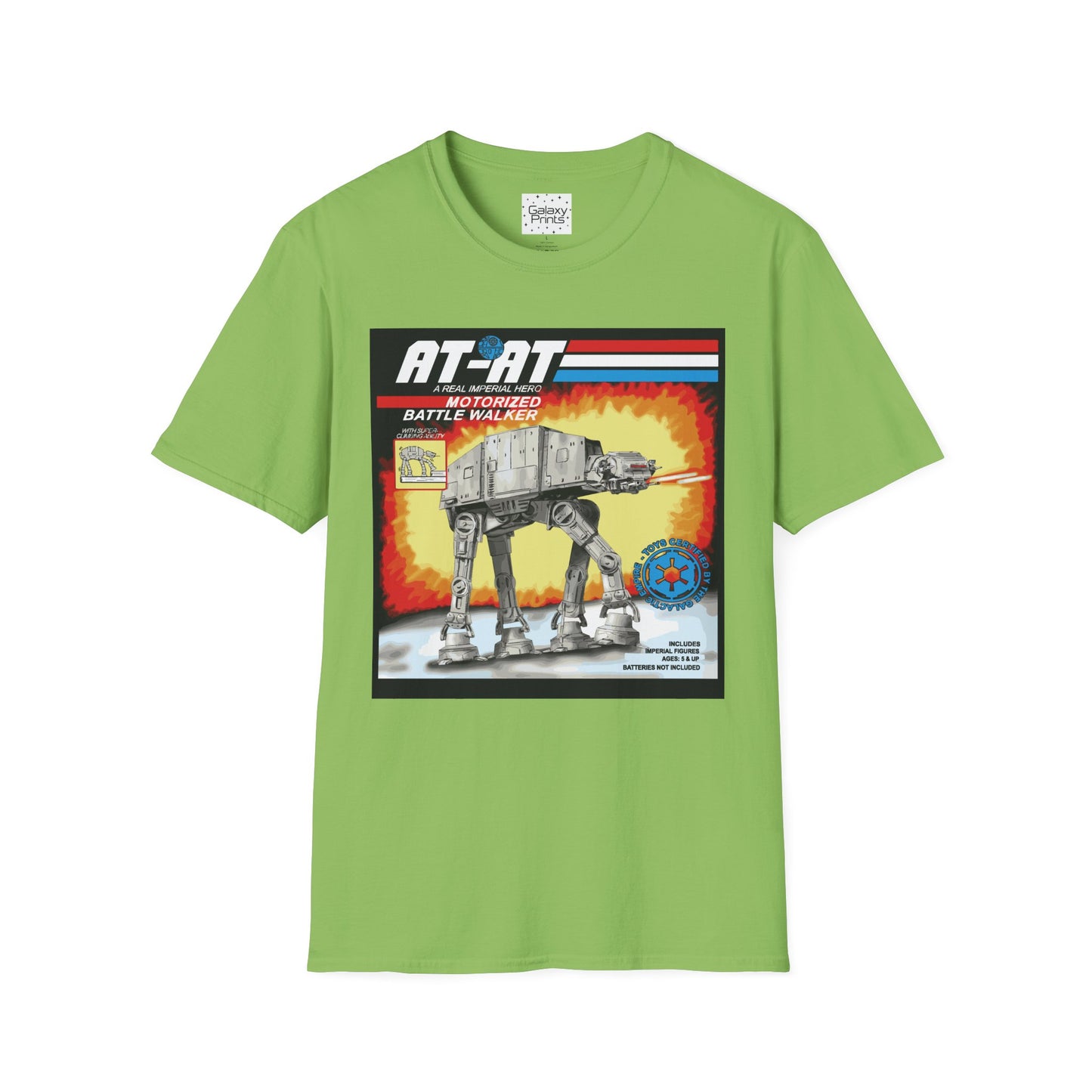 Star Wars AT-AT Walker Toy Box Retro Graphic Unisex Softstyle T-Shirt