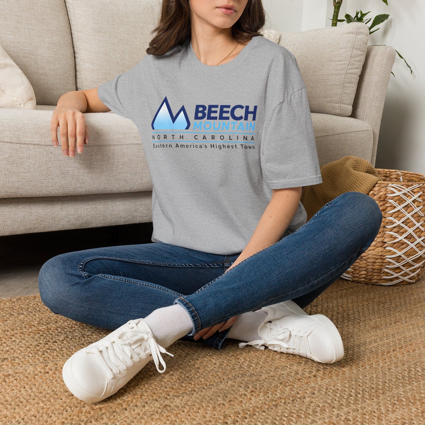 Beech Mountain NC T-Shirt — "Eastern America's Highest Town" Souvenir