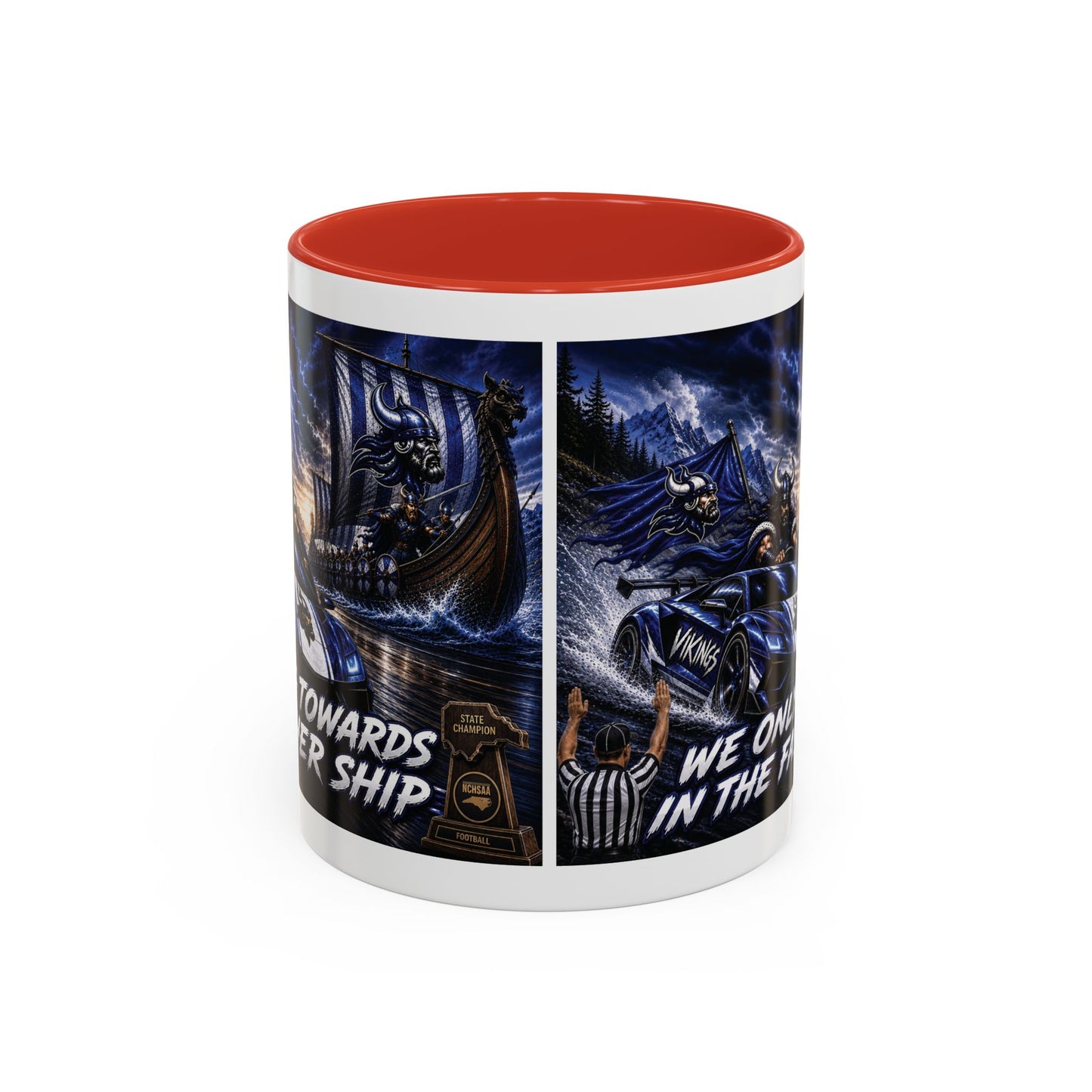 Hoggard Vikings Stylish Accent Coffee Mug  "Race to another Ship" and "Dive in the fast lane"- Perfect for Daily Brew & Gifts