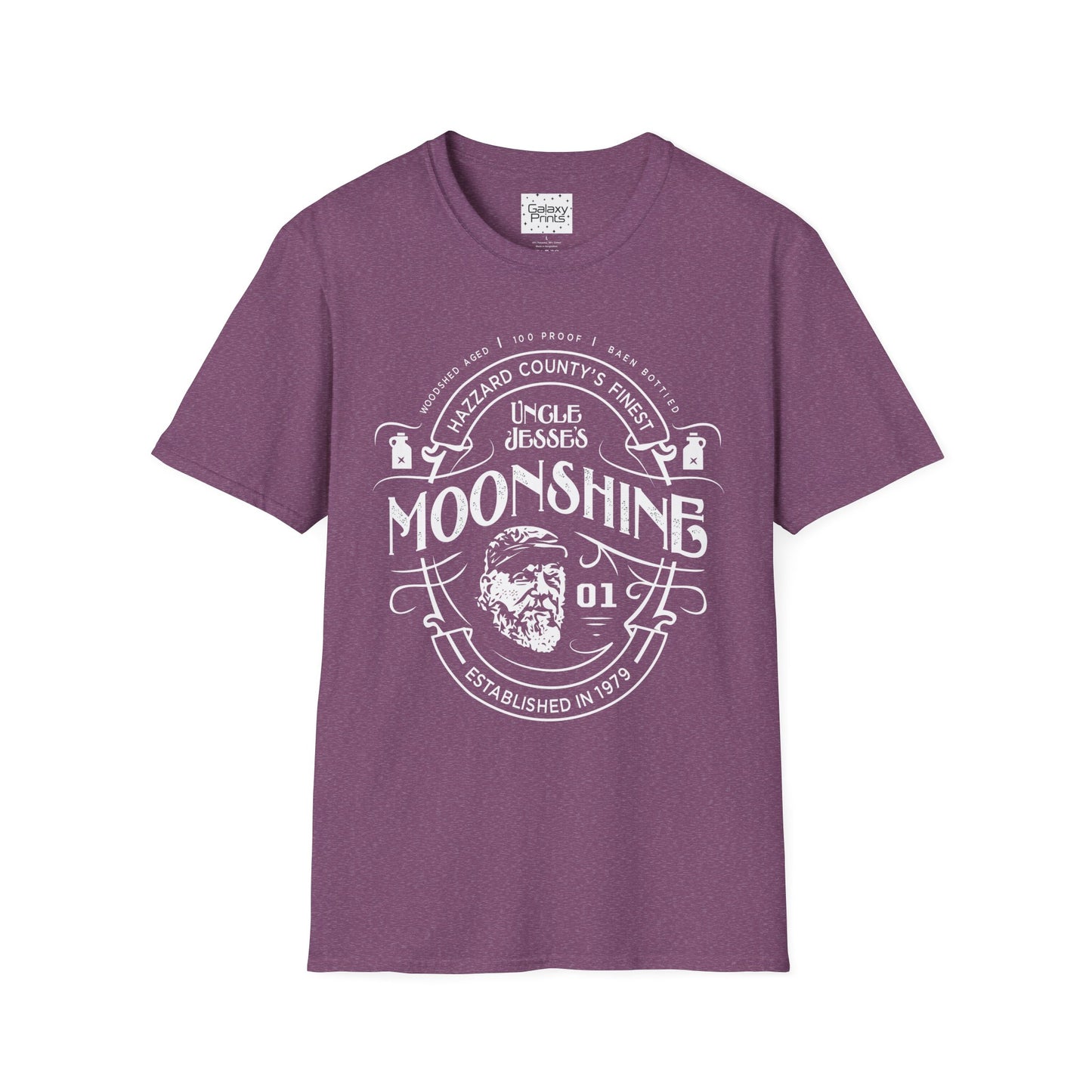 Unisex T-Shirt - POP Culture - 'From the Hit TV Show The Duke's of Hazzard - Uncle Jesse's Moonshine 1979'